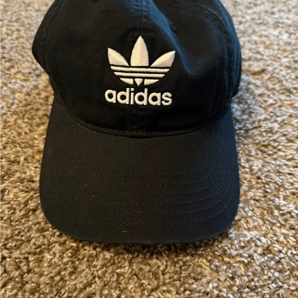 Adidas Black and White Cap
